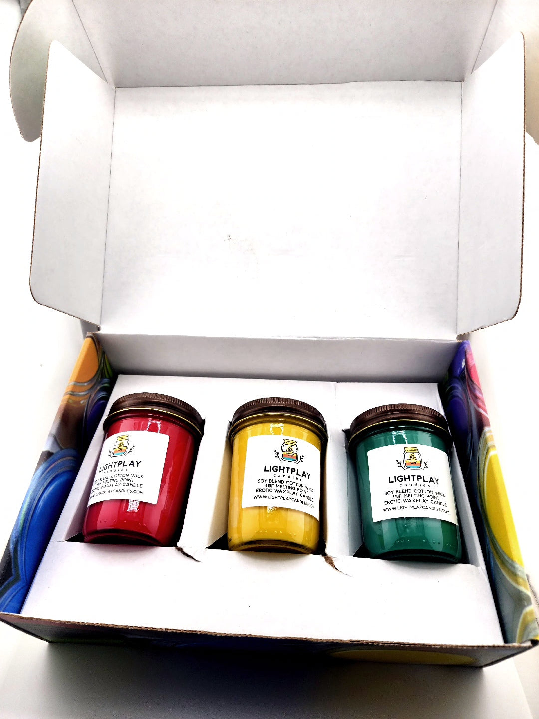 Wax play candle set