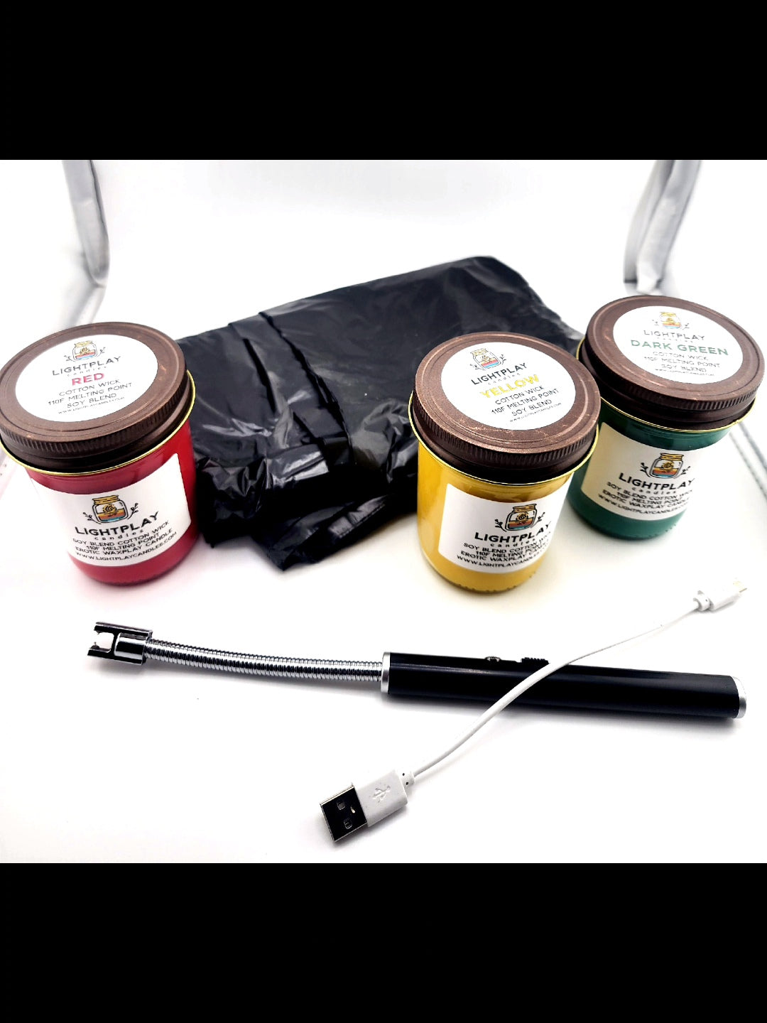 Wax play candle set