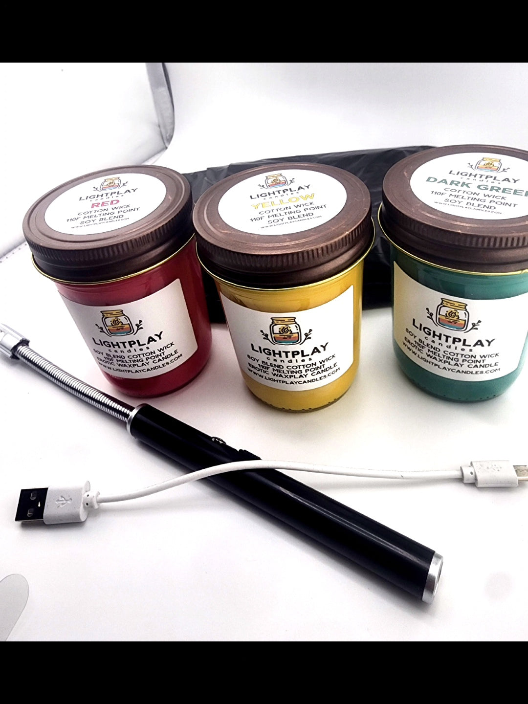 Wax play candle set