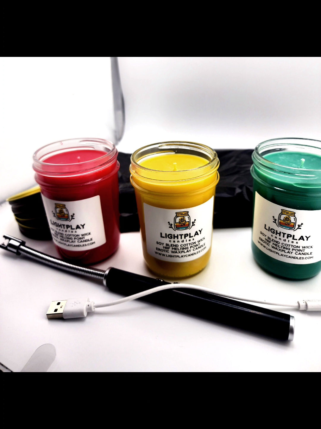 Wax play candle set