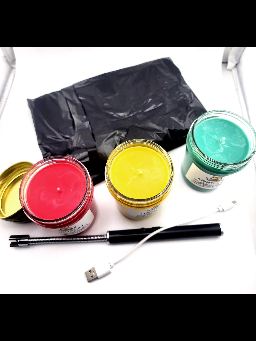 Wax play candle set
