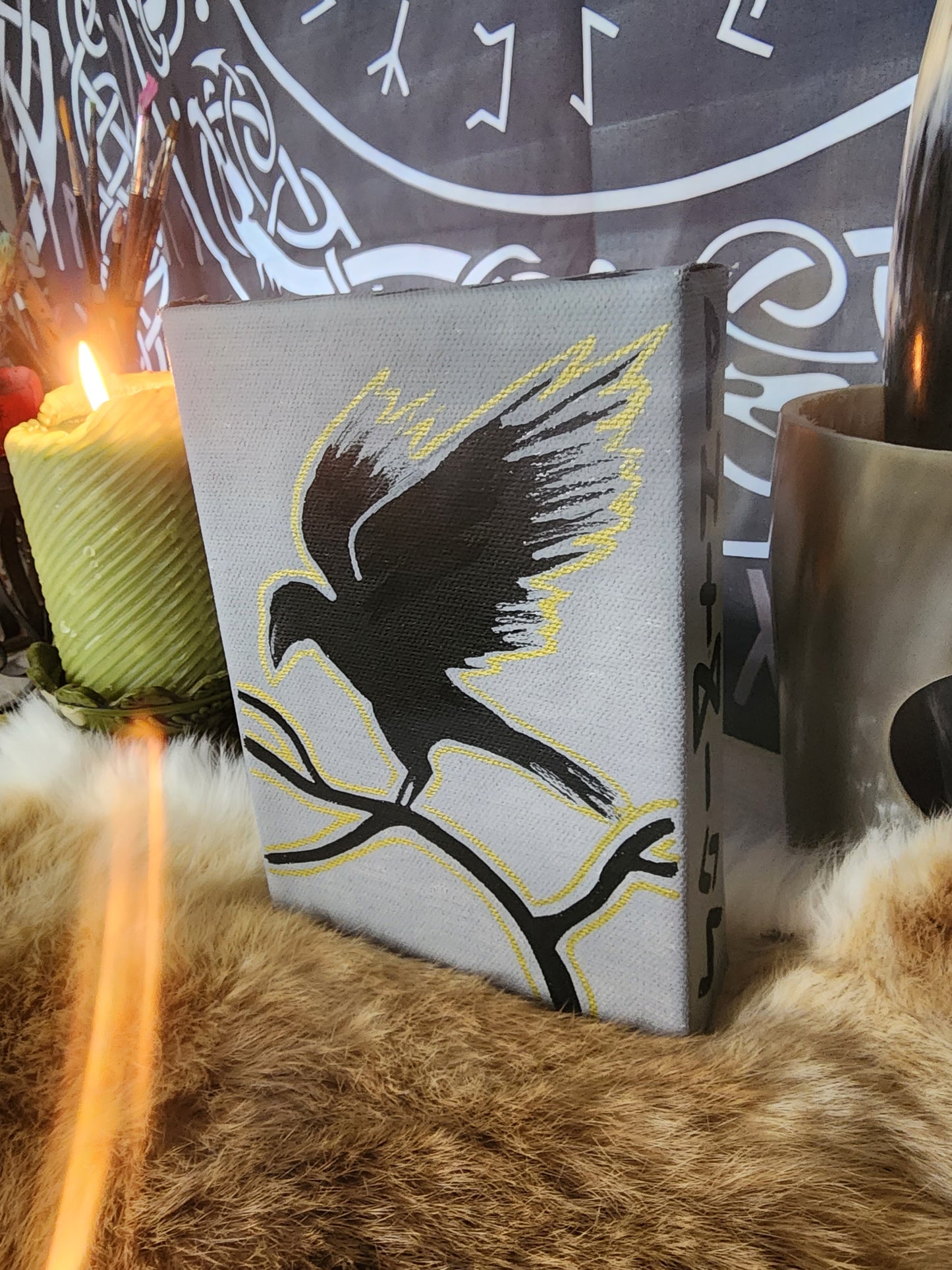 Raven branch Altar decor