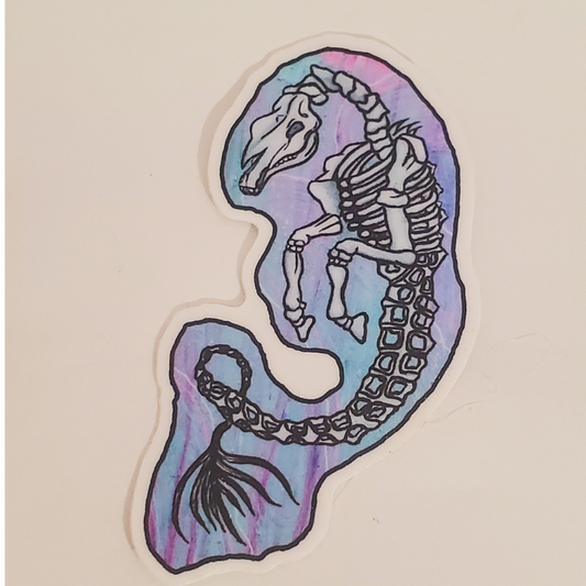 3 inch Unbridled sticker