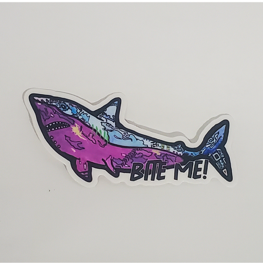 3 inch Bite Me sticker