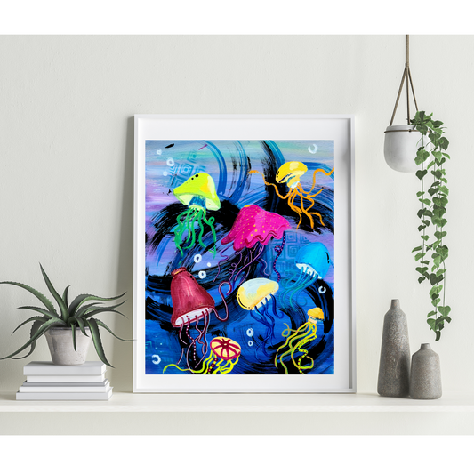 Dancing Jellies 8x10 print