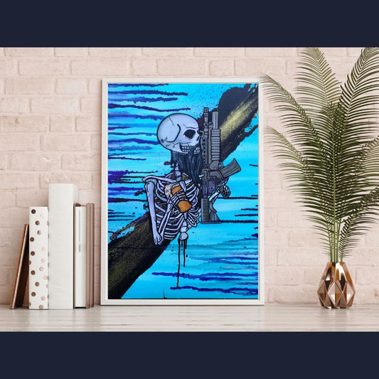 What a Skelton Wants 11x17 limited edition prints