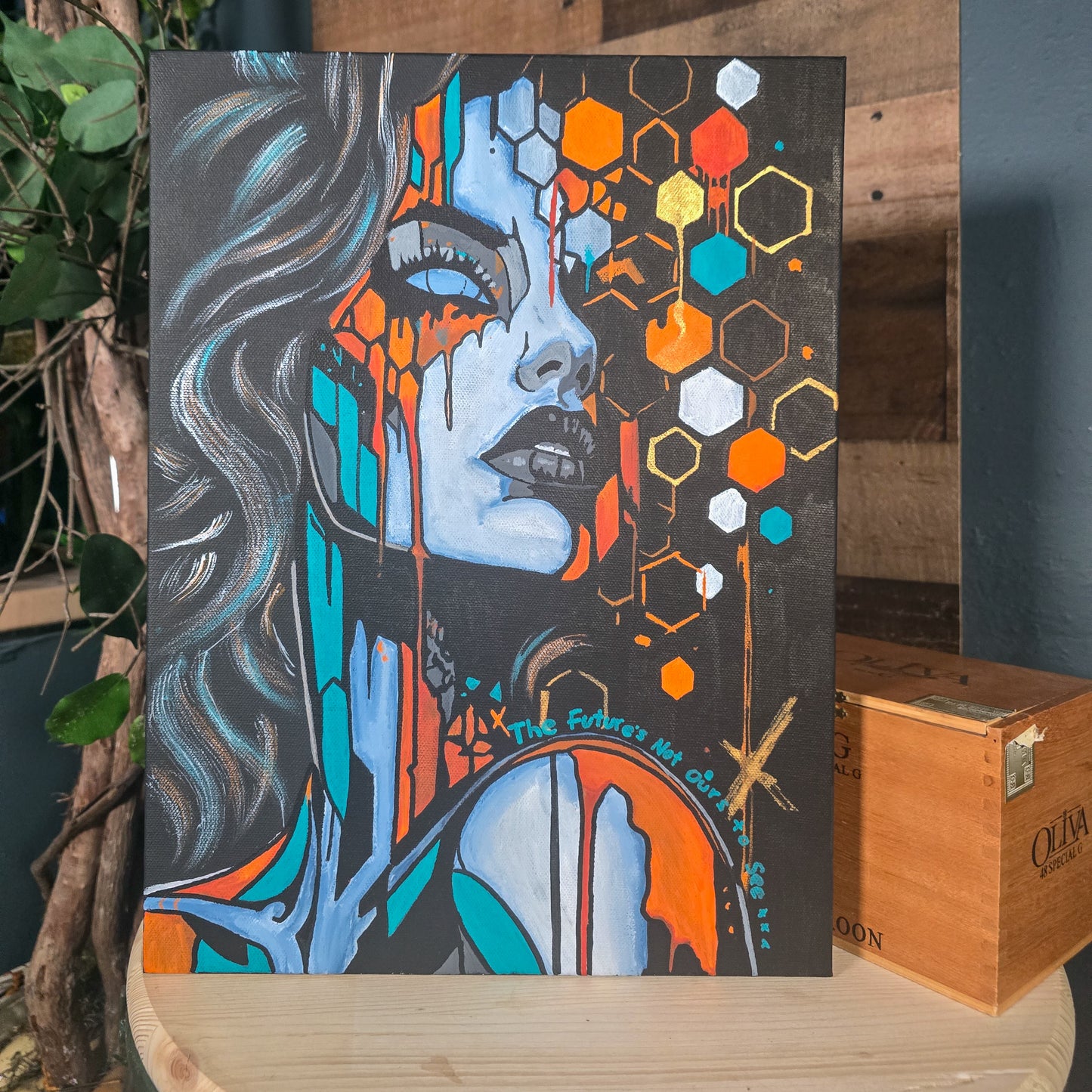The Future's Not Ours to See 12x16