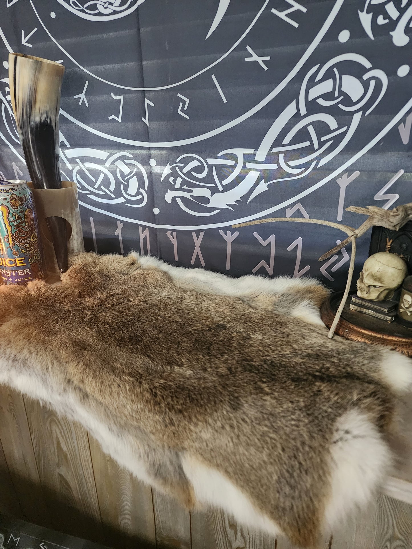 CUSTOM rabbit hide Altar Cloth