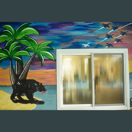 Gulf Breeze Mural- Hilary and Jimmy Brady