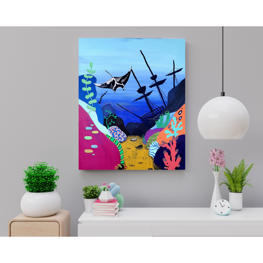 Going Under 20x24- Reserved for M. Valcourt